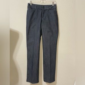 NWOT Denim Trouser, size 6